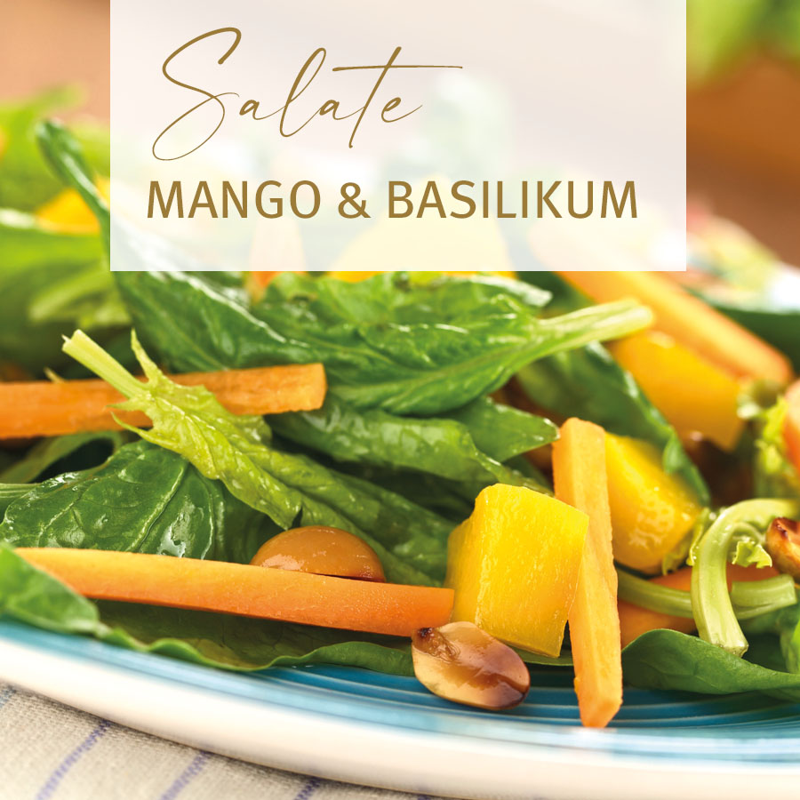 Salat Mango & Basilikum