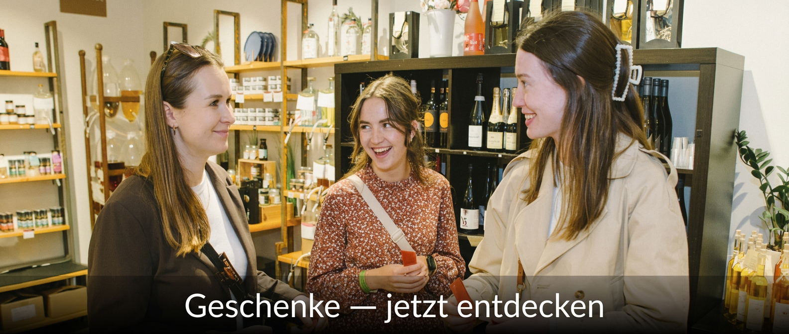 Leute beim Einkaufen