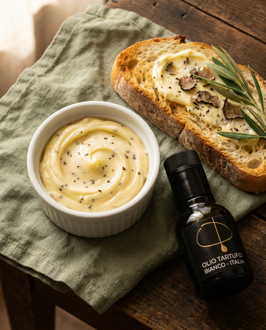 Trüffel-Olivenöl-Butter