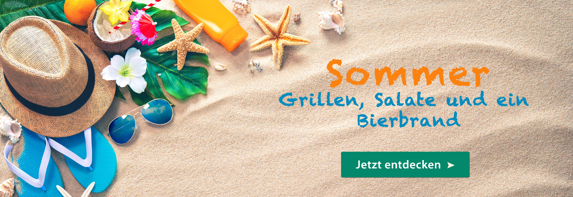 Banner für Sommerzeit