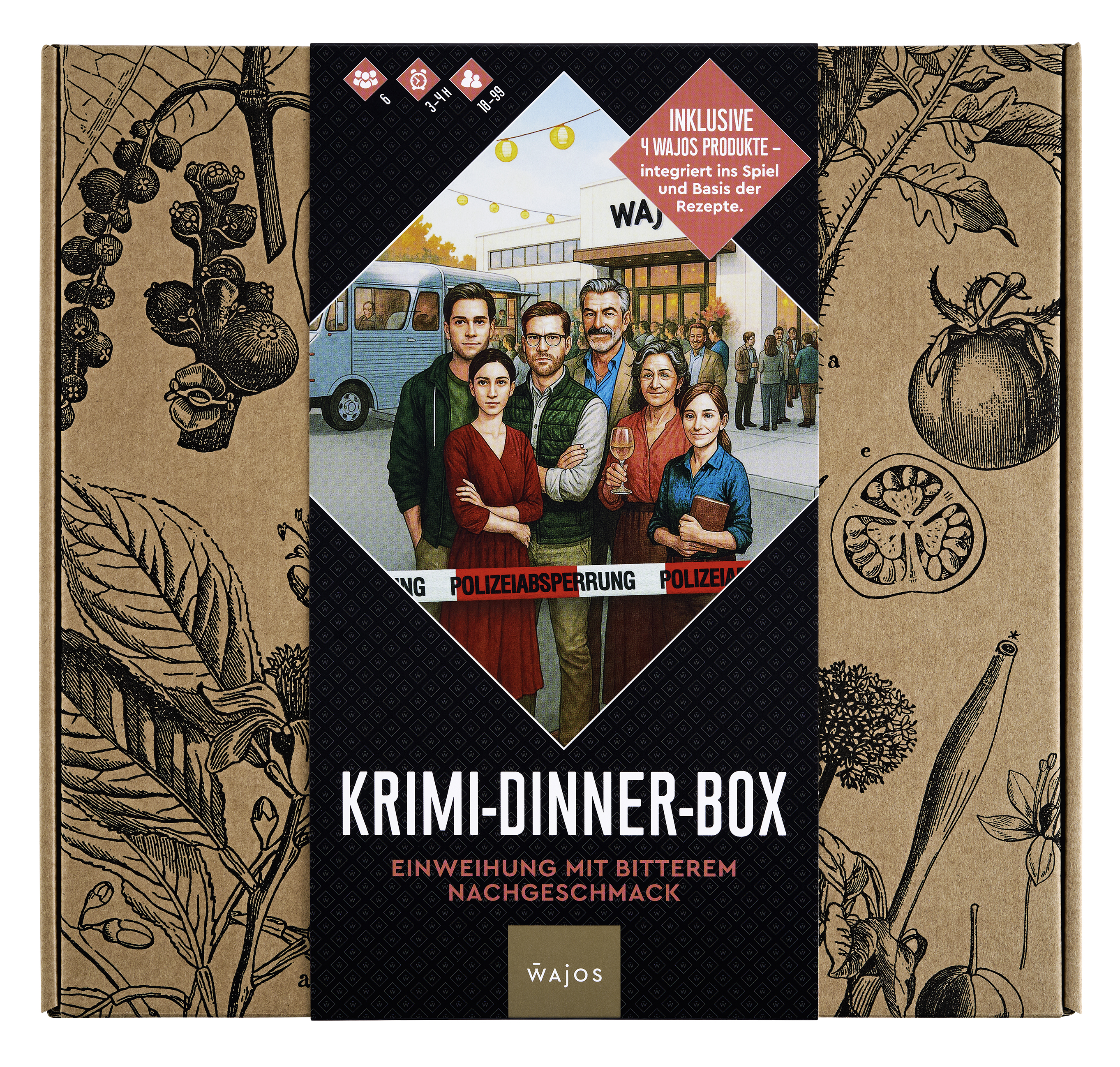 Wajos Krimidinner Box