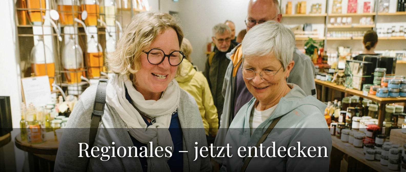 Zwei Damen beim Probieren